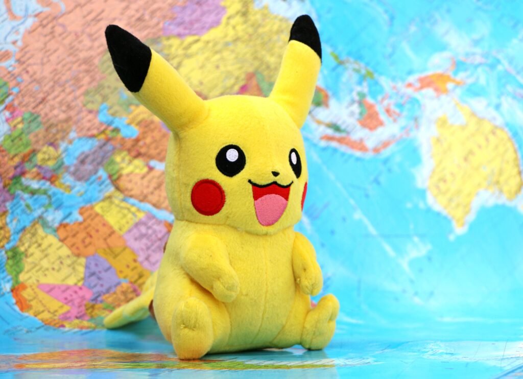 peluche pikachou carte