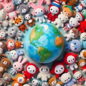  Styles de peluches dans le monde, les peluches autours du monde