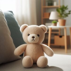 Peluche gardienne : jolie peluche d'ours protectrice