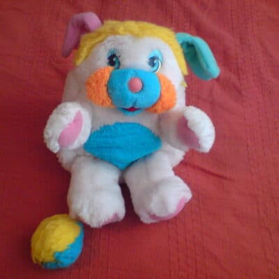 Peluche Popples vintage des années 80, jouet emblématique et plein de tendresse