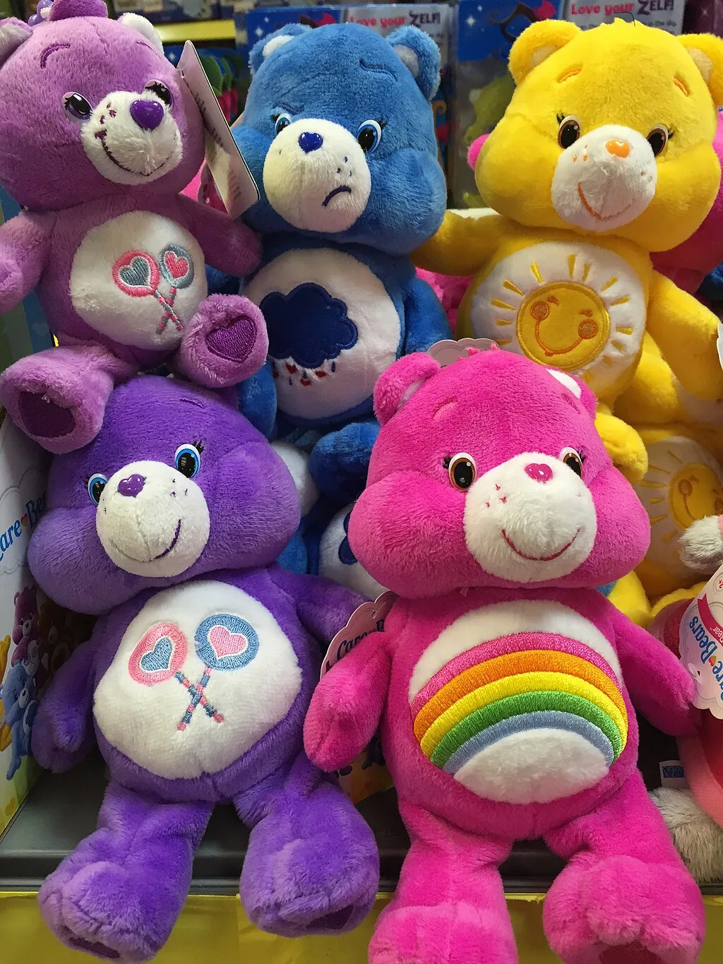 des Bisounours colorés