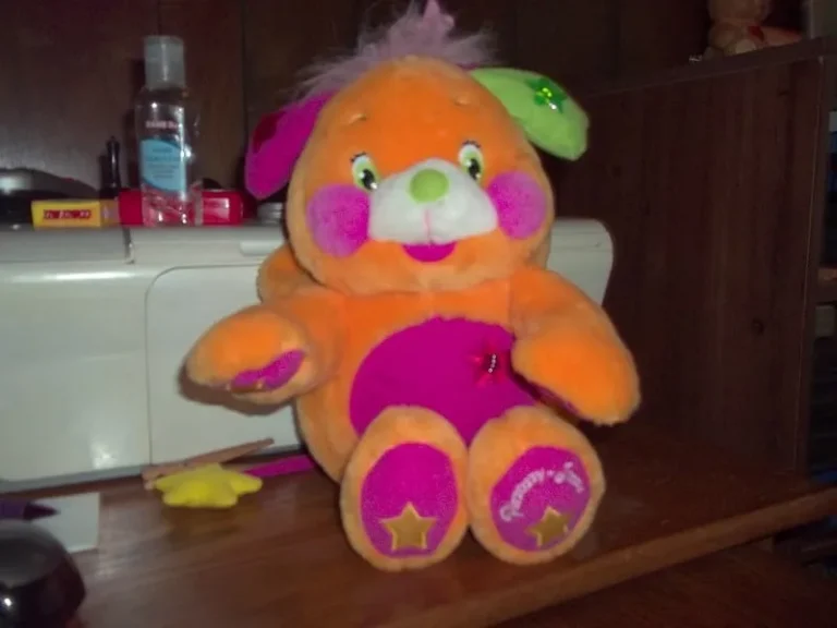 peluche Popples : peluche colorée et câline