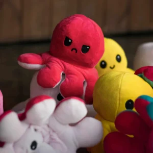 peluches de pieuvre réversible